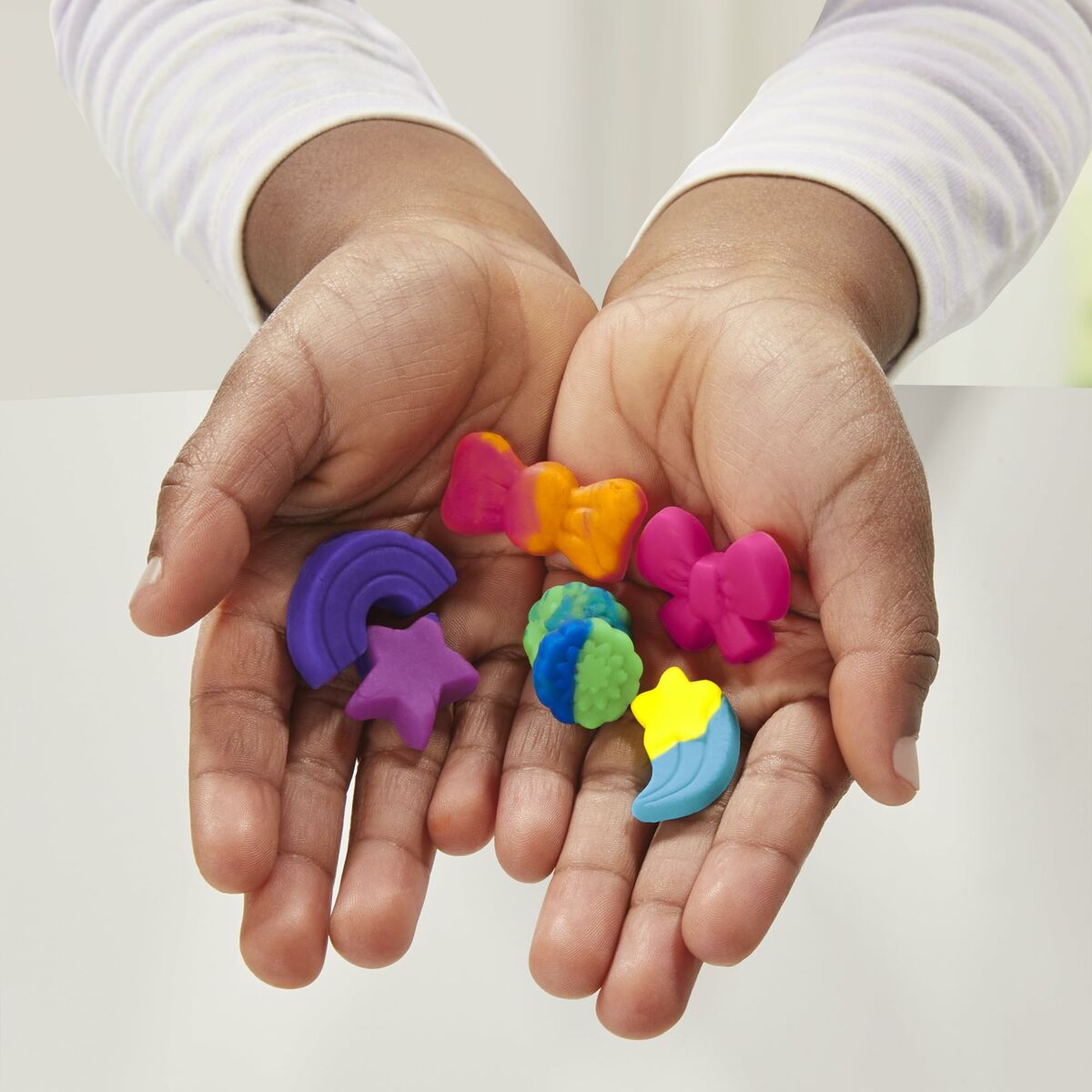 Modellera Spel Hasbro Playdoh Dodatki 6 Burkar Hår